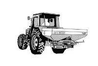 Older fertilizer spreaders